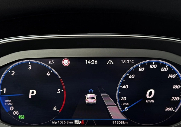 Volkswagen Passat cena 144900 przebieg: 91203, rok produkcji 2020 z Strzyżów małe 436